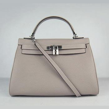 Hermes Kelly 32CM Grey(silver)