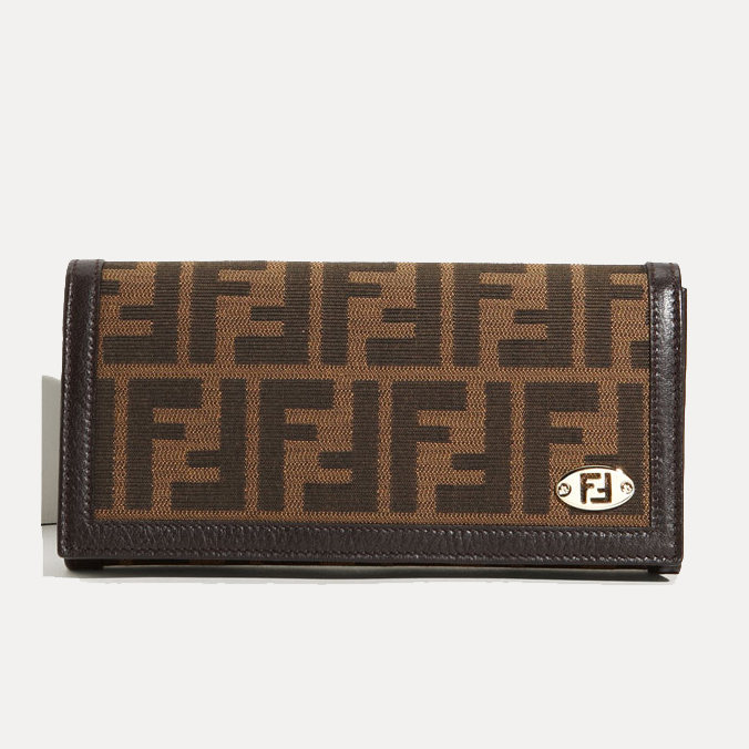 Fendi 'Zucca' Continental Wallet