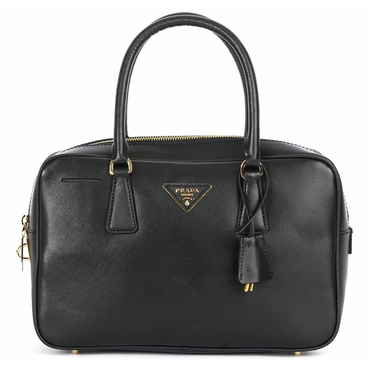 Prada Small Saffiano Doctor Bag BL0095 - Black