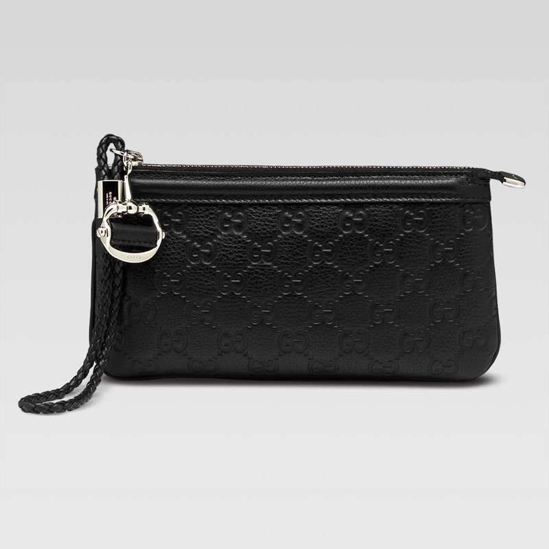 wristlet with horsebit detail