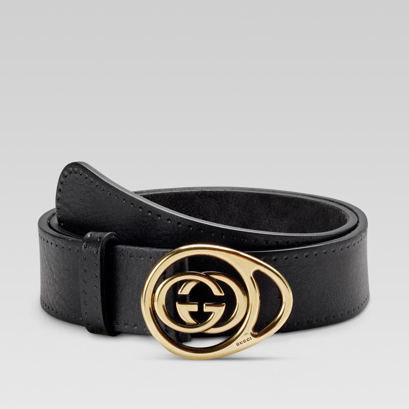 belt with interlocking G buckle