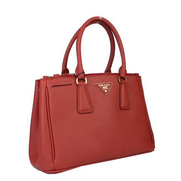 Prada Saffiano Classic Tote Bag BN1801 Red