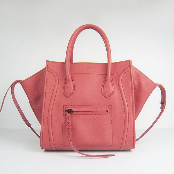 Celine Small Phantom Bags Original Calfskin Leather C1890 Light Red