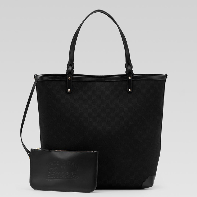 'gucci craft' large tote with detachable pocket