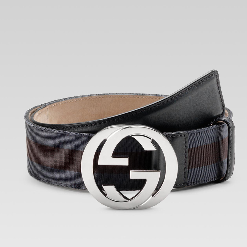 belt with interlocking G buckle