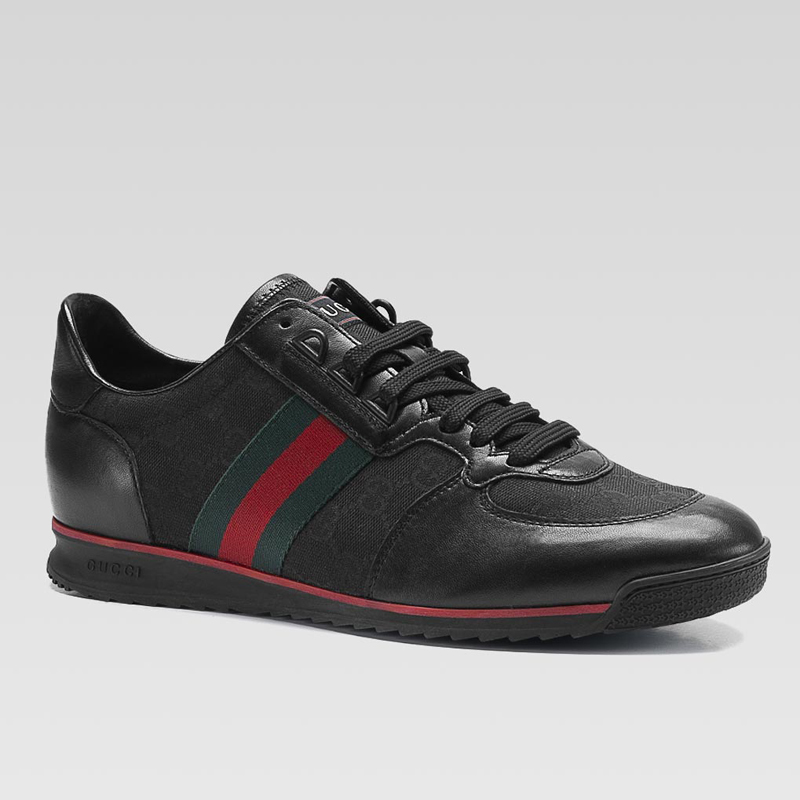 'SL73' lace-up sneakers with signature web,gucci l