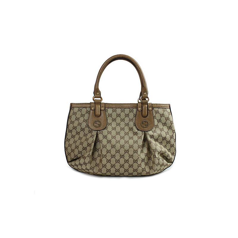 'scarlett' medium tote with studded interlocking G