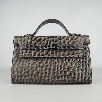 Hermes Kelly 22CM Grey Stone Stripe