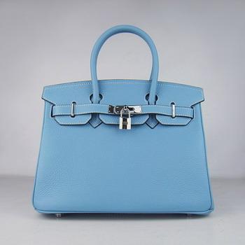 Birkin 30CM Light Blue (silver)