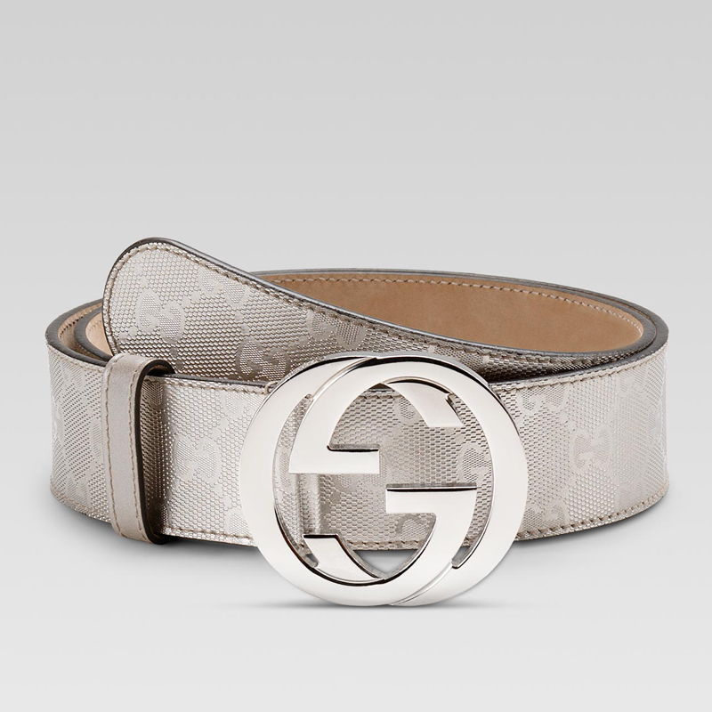 belt with interlocking G buckle