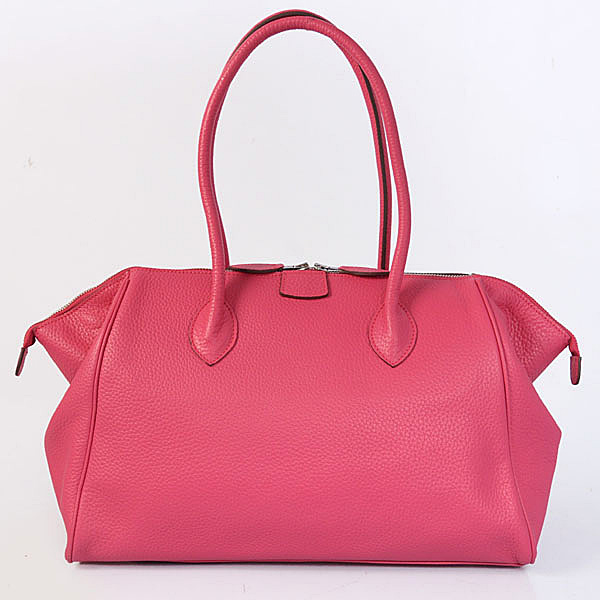 Hermes 37cm paris bombay clemence leather in Peach