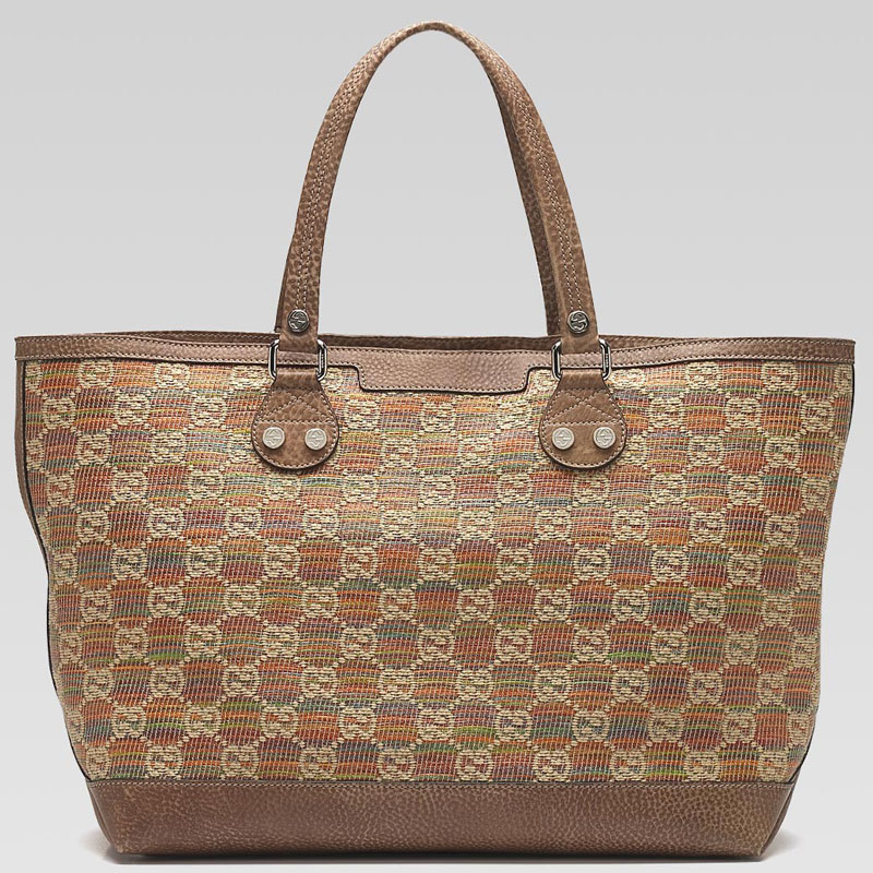 'sunset' large tote with engraved interlocking G s