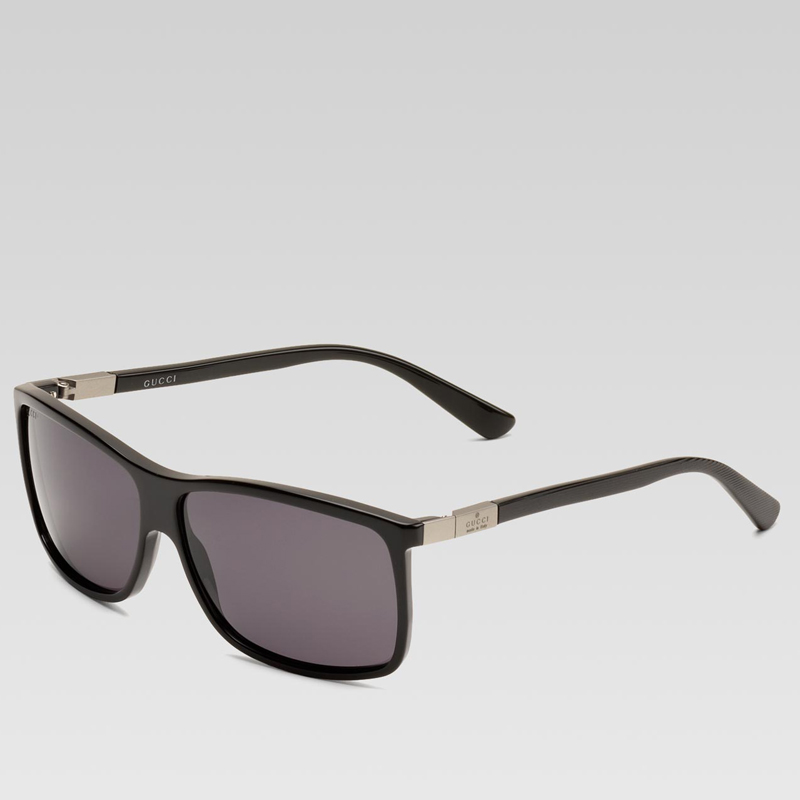 small rectangle frame sunglasses with gucci tradem