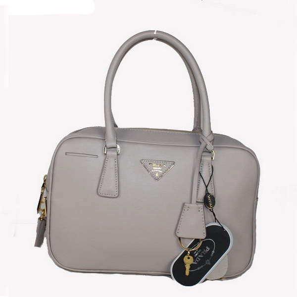 Prada Saffiano Leather Tote Bag BL1095 Grey