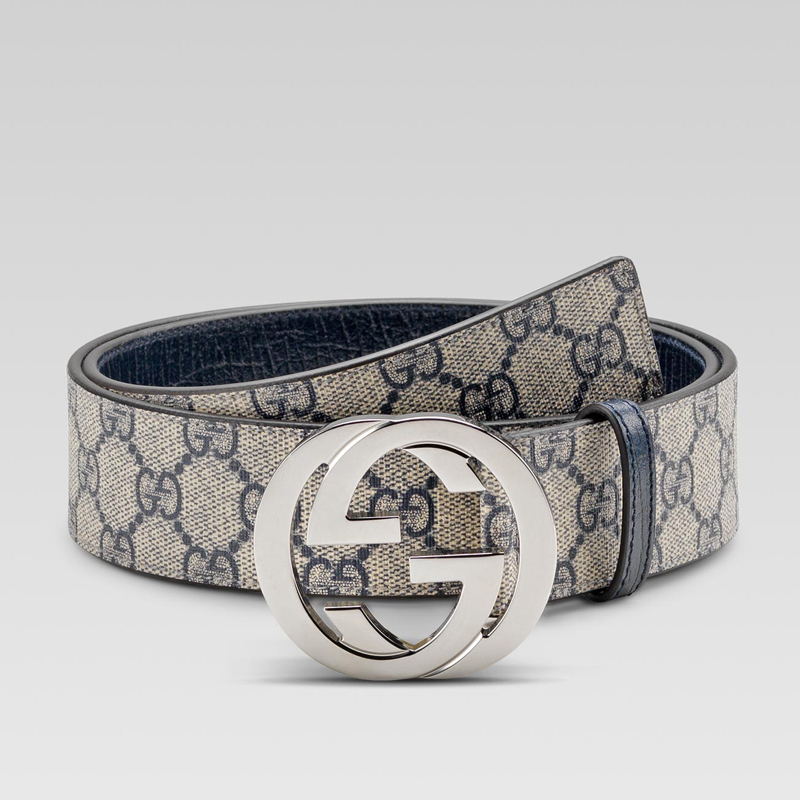 belt with interlocking G buckle