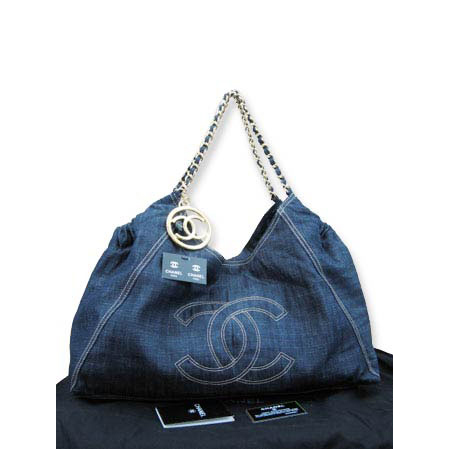 CHANEL Coco Cabas Denim Tote