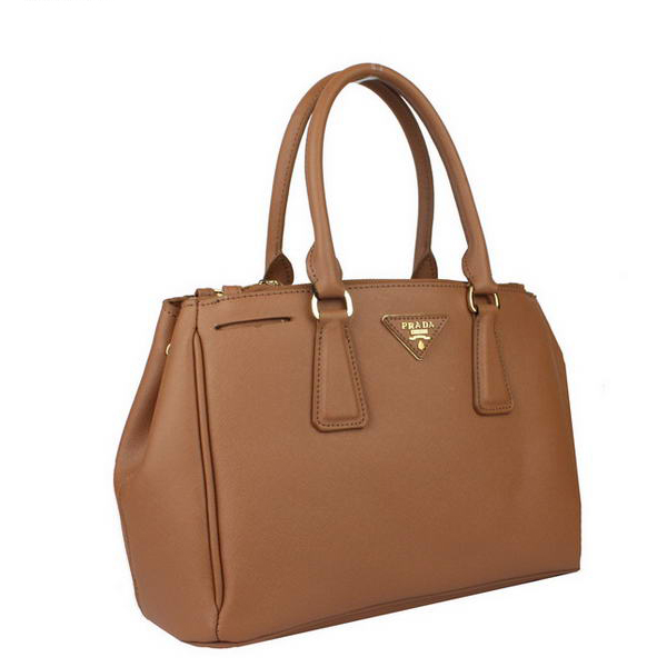 Prada Saffiano Classic Tote Bag BN1801 Apricot