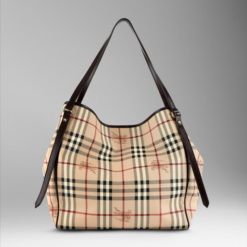 MEDIUM HAYMARKET CHECK TOTE BAG