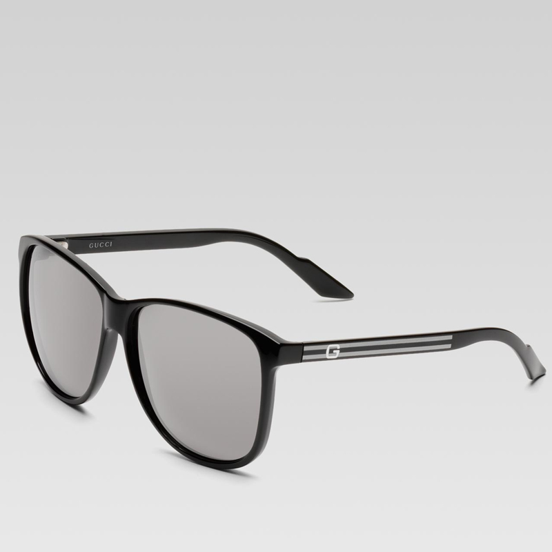 medium square frame sunglasses with G detail and s