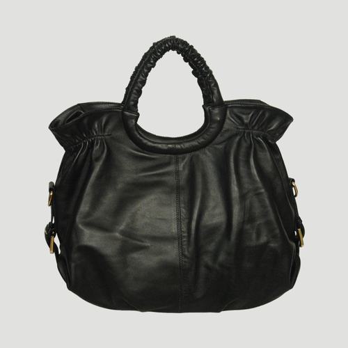 Miu Miu Nappa Leather Tote Bag 9085 Black