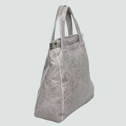 Miu Miu Tote Oil Leather Handbags 90282B Grey