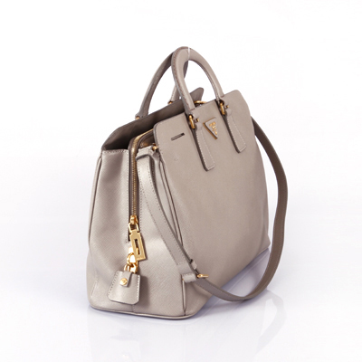 BN2061 Light grey Cross pattern full leather