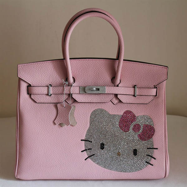 Hermes Birkin Hello Kitty 35CM Togo Leather Bag Pink