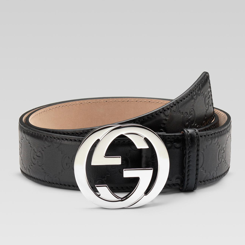 belt with interlocking G buckle