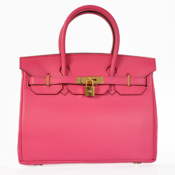 Hermes Birkin 30CM clemence leather in Peach with Gold hardware