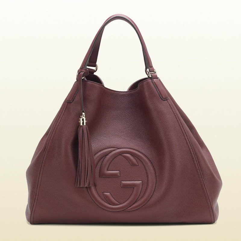 gucci soho bordeaux leather shoulder bag