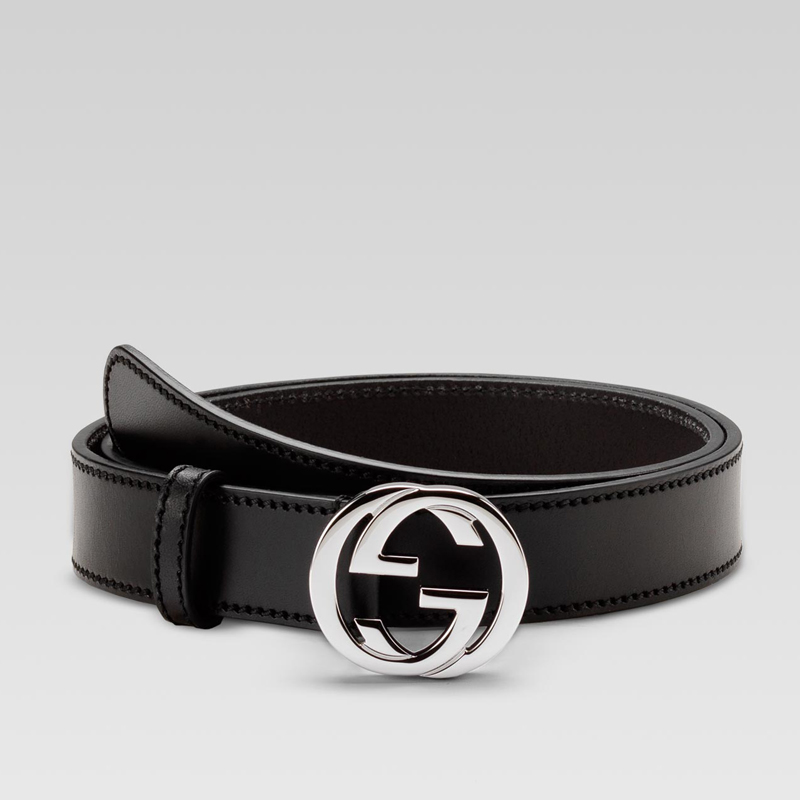 belt with interlocking G buckle