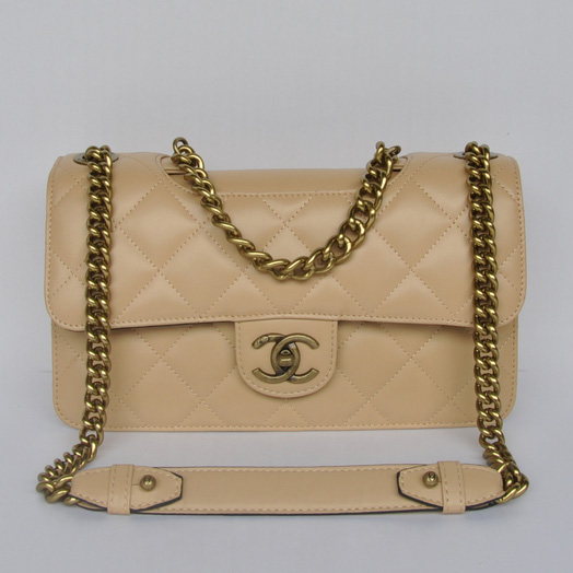 2013 New Chanel handbag 68320 apricot