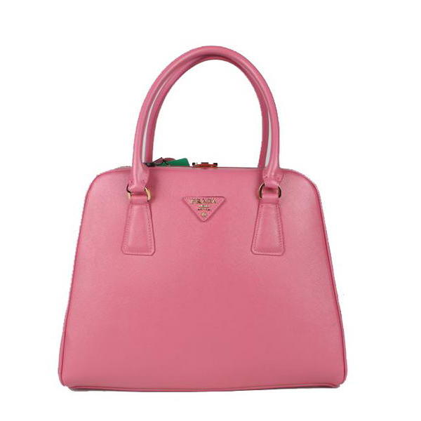 Prada Saffiano Leather Medium Tote Bag BL5018 Peach