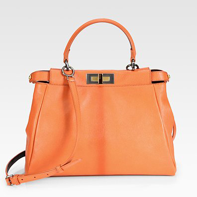 fendi Regular Peekaboo Satchel