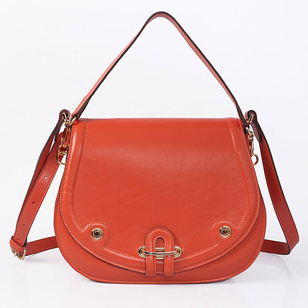 Hermes new 2012 bag Cowskin leather in Orange with Gold hardware