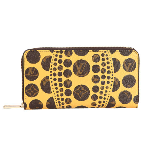 Louis Vuitton Yayoi Kusama Zippy Wallet M60449 Yellow