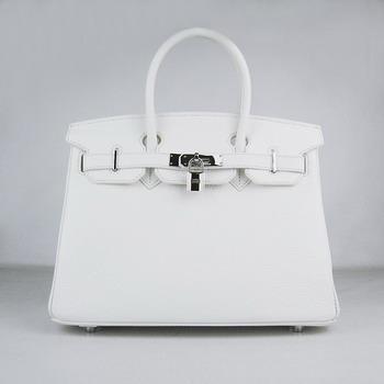 Birkin 30CM White (silver)