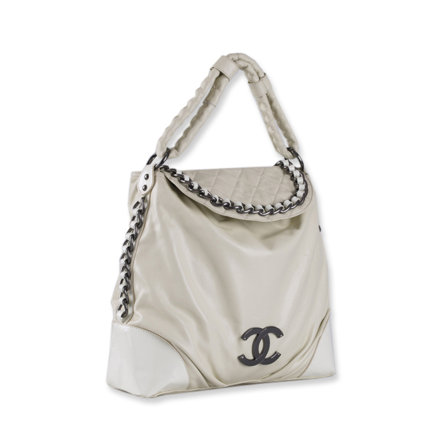 Chanel flap leather handbag