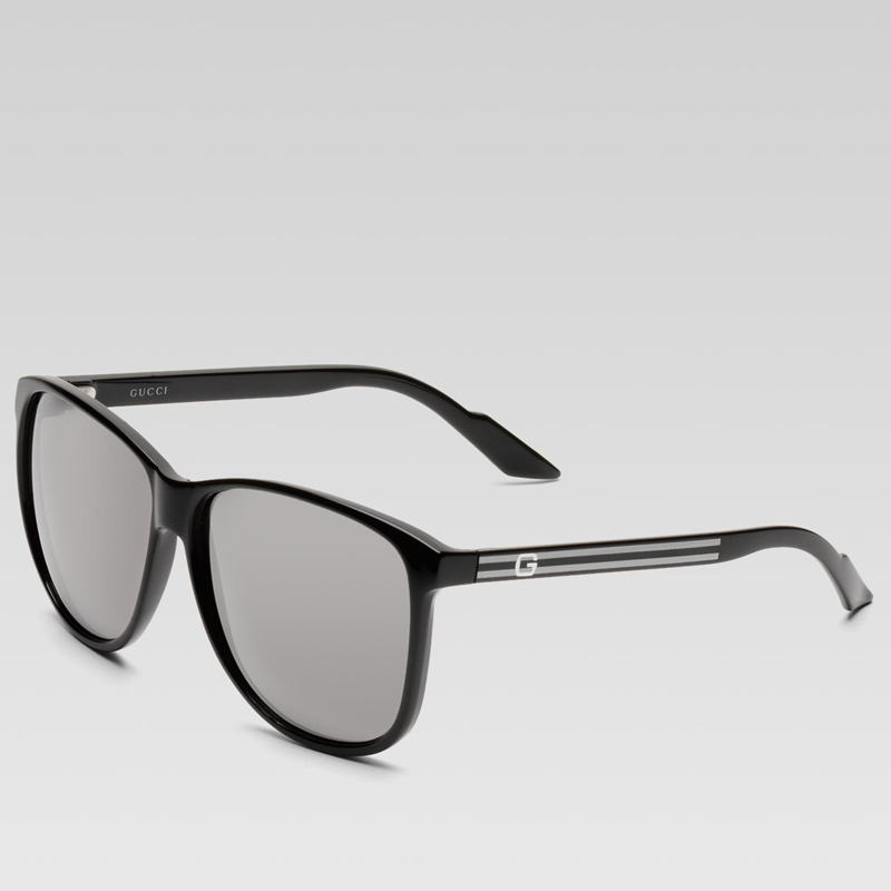 medium square frame sunglasses with G detail and s