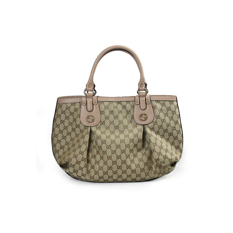 'scarlett' large tote with studded interlocking G