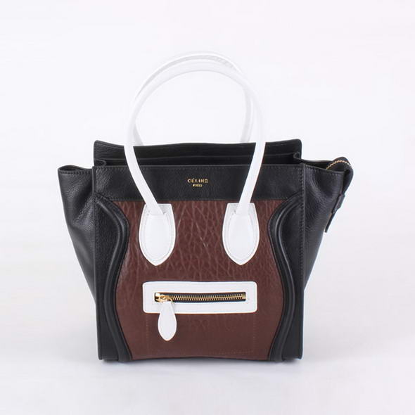 Celine Luggage Medium Bag Elephant Leather 98167 in Brown