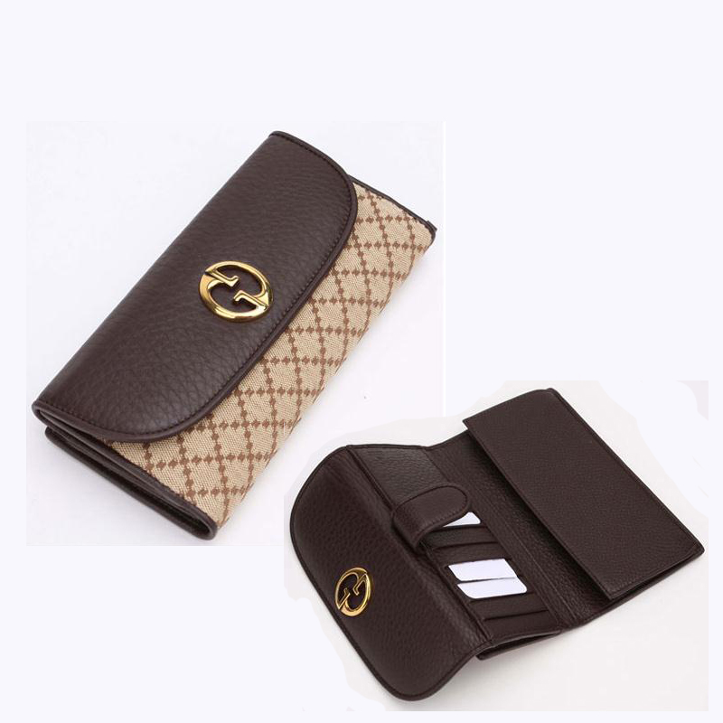 continental wallet with double G detail