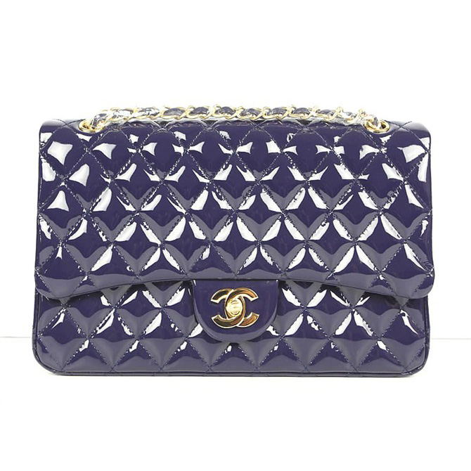 Chanel 1113 Classic Quilted Flap Bags Original cow leather Violet