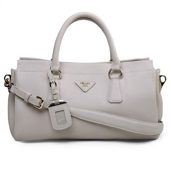 Newest 2012 Prada Small Saffiano Leather Tote Bag BN1849 Grey