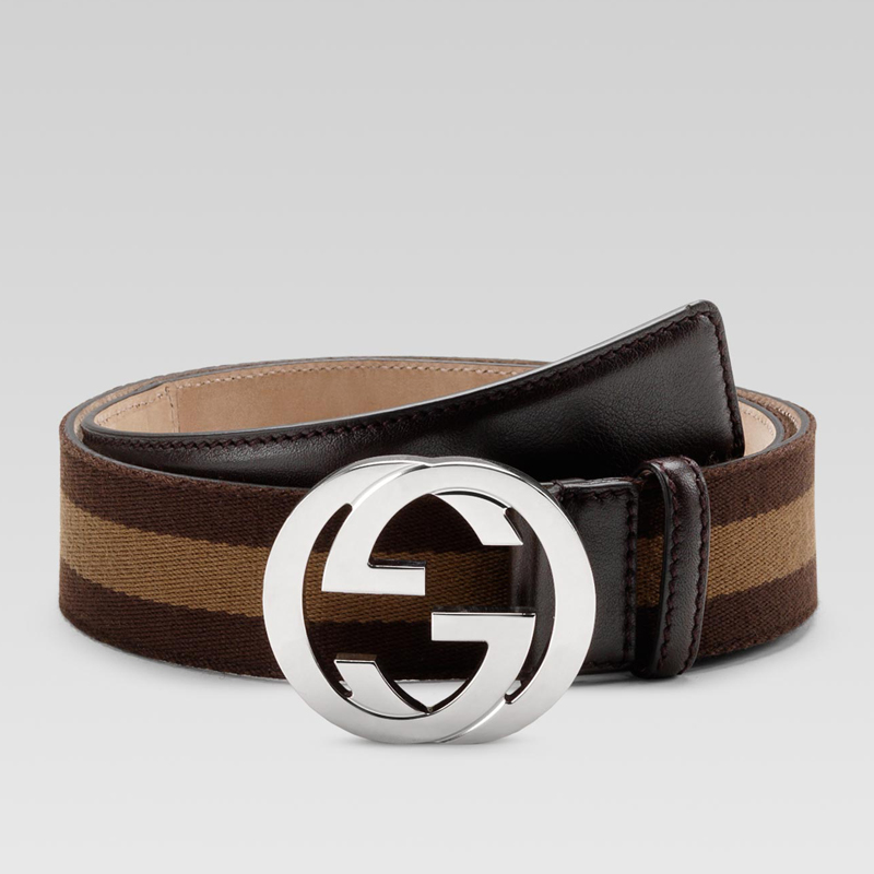 belt with interlocking G buckle