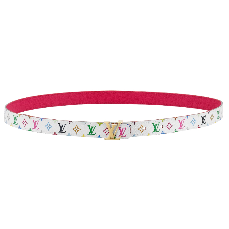 LV INITIALES MONOGRAM MULTIColorE BELT