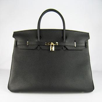 Hermes 40CM Black (gold)