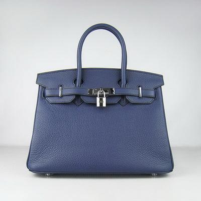 Birkin 30CM Dark Blue (silver)