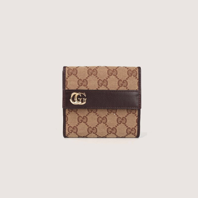 flap french wallet with double G