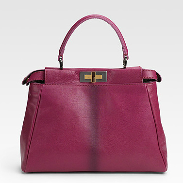 fendi Regular Peekaboo Satchel